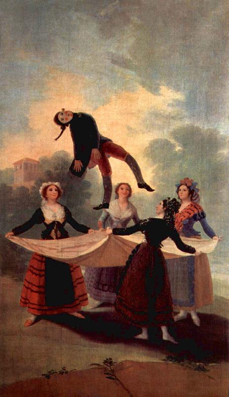 Francisco de Goya Entwufe fudie Wandteppiche zur Ausschmukung der Koigl oil painting image